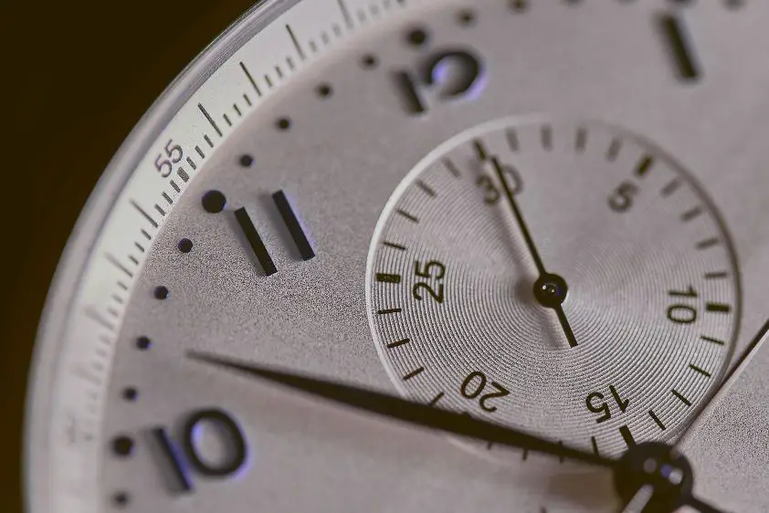 A small watch dial at 3.55